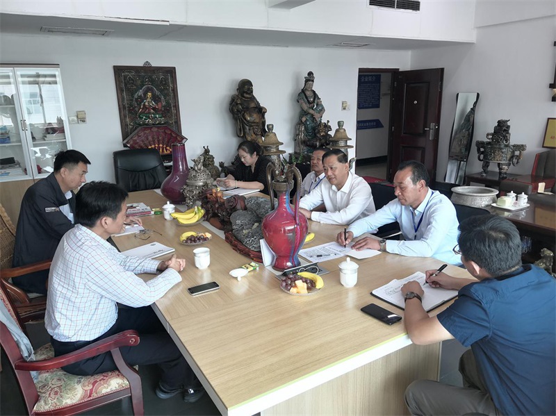 泉山区统战部长李建华一行来九州jiuzhou（中国）指导党建工作