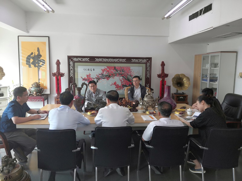 泉山区统战部长李建华一行来九州jiuzhou（中国）指导党建工作