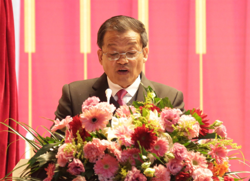 九州官方网站第一届党委班子选举大会---张爱民同志作党委工作报告